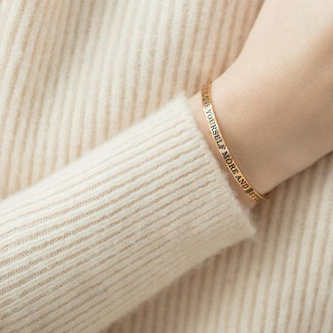 Love Yourself More And Better - Quote Bracelet - Mantra Bracelet Bracelet Brother & Sisters